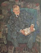 Egon Schiele Portrait of Dr.Hugo Koller (mk12)